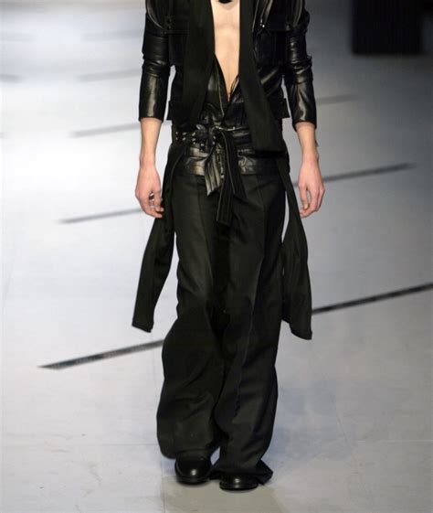 dior homme ss03 follow me wide trousers
